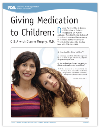 Giving Medication to Children PDF