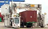 U.S. Customs and Border Protection New Mobile Sea Container System unveiled in Baltimore MD Seaport.
