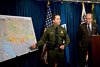 CBP Commissioner Robert C. Bonner and Chief of Border Patrol David Aguilar discuss issues related to Arizona Border Control Initiative Phase II at a press conference in Washington D.C.