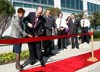 CBP Commissioner Robert C. Bonner dedicates the new CBP Financial Managment Services Center in Indianapolis, Indiana in a ribbon-cutting ceremony on October 14, 2005.