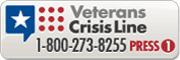 Veterans Crisis Line (1-800-273-8255 Press 1)