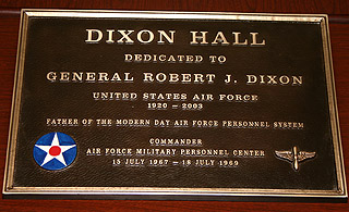 Dixon Hall dedication plaque