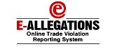 Report Trade Violations Online - E-Allegations