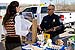 A CBP agricultural specialist talks about the variety of seized artifacts at the “New Year, New Career” job fair in Tucson.