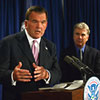 Department of Homeland Security Secretary Tom Ridge along with quot;Americas' Most Wantedquot; John Walsh today announced Operation Predator, a comprehensive DHS initiative designed to enhance the Administration's efforts to protect children from pornographers, child prostitution rings, Internet predators, alien smugglers, human traffickers, and other criminals.