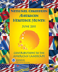 Poster:  National Caribbean American Heritage Month