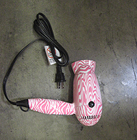 Hair dryer seized by CBP