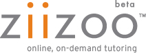 online, on-demand tutoring at ziizoo.com