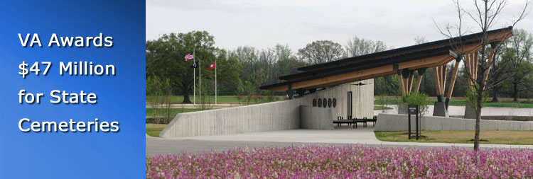 The newly opened Arkansas State Veterans Cemetery at Birdeye, Arkansas.