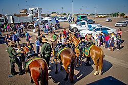CBP displayed a wide variety of its operational units during a CBP Open House held May 16 in Laredo, Texas. Among units featured in this photo are the Horse Patrol, CBP Field Operations vehicles, a CBP helicopter and a non-intrusive imaging (NII) system.