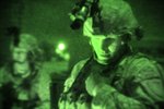 Soldiers Conduct Afghanistan Night Patrol