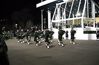 U.S. Border Patrol Pipes and Drums. Inaugural Parade 2009. The USBP P&D were joined by the Border Patrol Color Guard, marching platoon, and Spokane Sector’s Project Noble Mustang Mounted Unit – 19 wild horses that were adopted through the U.S. Bureau of Land Management’s (BLM) Wild Horse and Burro Program.