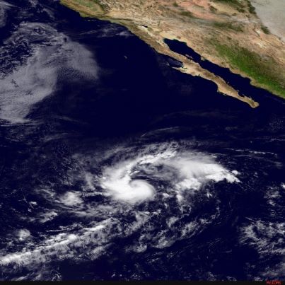Photo: NHC has upgraded Tropical Depression Fifteen-E to Tropical Storm Olivia. It's centered tonight over the eastern North Pacific Ocean almost 900 miles southwest of the southern tip of Baja California. Maximum sustained winds are 45 mph, and some strengthening is possible during the next 48 hours. Olivia is moving toward the west, with a turn toward the northwest expected during the next couple of days. Olivia is not a threat to land.
Get the latest on this storm, including graphics, on the NOAA NHC website at www.hurricanes.gov