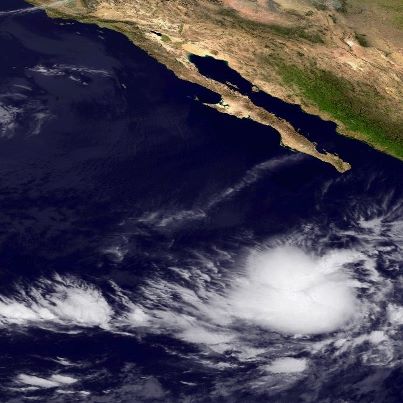 Photo: Over the eastern North Pacific Ocean, Hurricane Paul continues to  strengthen. Maximum sustained winds 90 mph, a strong Category One hurricane on the Saffir-Simpson Hurricane Wind Scale. Some additional strengthening is possible during the next 24 hours, with weakening after that.
Paul is centered about 495 miles southwest of the southern tip of Baja California, moving toward the north. A  north to northeast movement is expected during the next day or so.
The government of Mexico has issued a Tropical Storm Warning for the west coast of the Baja Peninsula from Sante Fe to Puerto San Andresito, Mexico.  A Tropical Storm Watch runs north from San Andresito to El Pocito.
Tropical storm conditions are expected in the warning area by Tuesday afternoon, and those conditions are possible in the watch area by late Tuesday or early Wednesday.
Get the latest on this hurricane, including watches, warnings and graphics, on the NOAA NHC website at www.hurricanes.gov