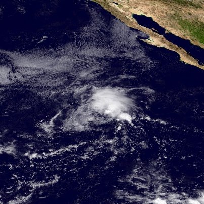Photo: Tropical Storm Olivia has stalled tonight over the eastern North Pacific Ocean, centered about 865 miles west-southwest of the southern tip of Baja California. Maximum sustained winds are now down to 45 mph. Olivia should weaken further to a tropical depression tonight and a remnant low during the next day or so. It is not a threat to land.
Get the latest on this storm, including graphics, on the NOAA NHC website at www.hurricanes.gov