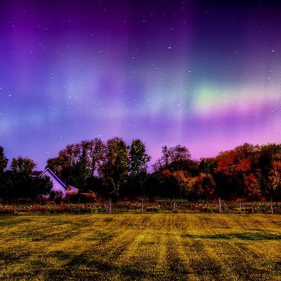 Photo: Did you catch a glimpse of the aurora during the geomagnetic storming Sunday night? Share your best photographs through the NOAA Aurora Spotters Group on Flickr: http://www.flickr.com/groups/noaaauroras/. Here's a fantastic photo from southern Michigan, courtesy of NOAA Aurora Spotter/photographer Eric Dobis of Dobis Images ... Get the latest space weather updates at http://www.swpc.noaa.gov/.