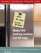 Thumbnail of HIV outreach poster: Make HIV testing routine.
