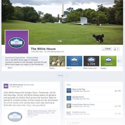 Photo: Today, the White House has gone purple online for LGBT Spirit Day: http://wh.gov/kYpF