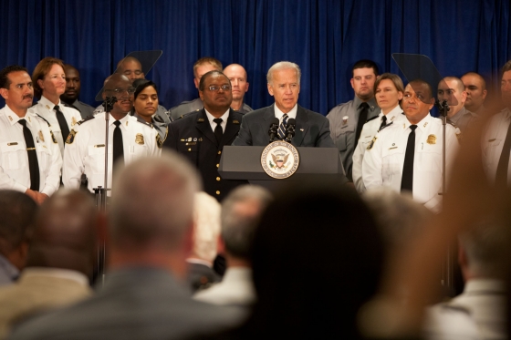 Vice President Biden on the American Jobs Act at the Alexandria Police Department 