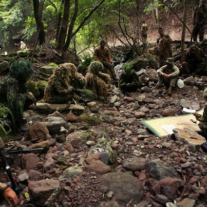 Photo: Marines use stealth and camouflage during a Special Shooting Team exercise. 

Photo By Lance Cpl. Mike Granahan