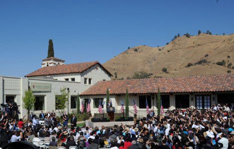 President Obama Speaking at the César E. Chávez National Monument 