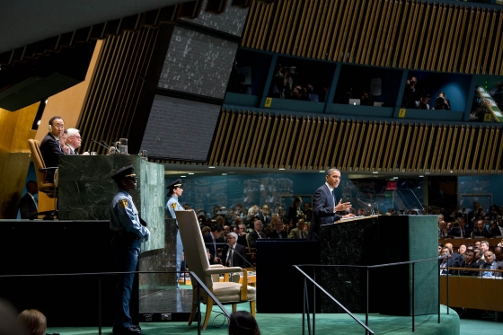 President Barack Obama addresses the United Nations General Assembly (September 25, 2012)