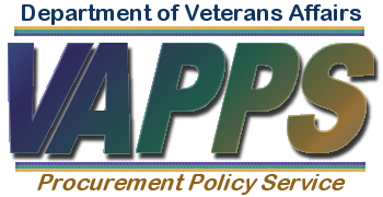 Department of Veterans Affairs Procurement Policy Service