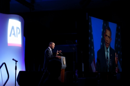 President Obama delivers remarks at the Associated Press Luncheon (April 3, 2012)
