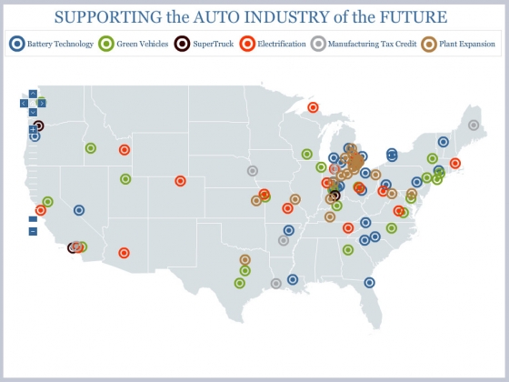 The American Auto Industry Comeback: Full Map