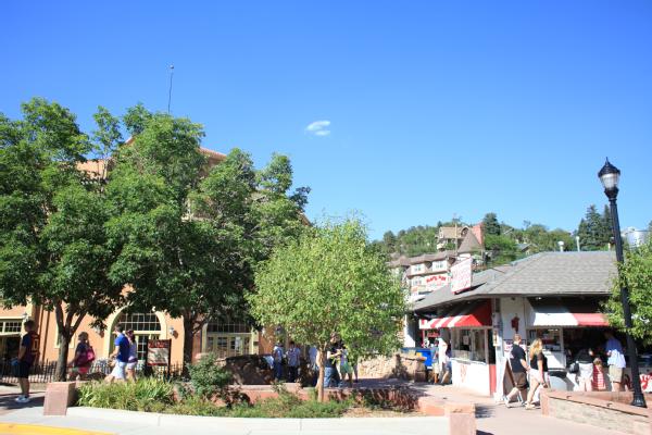 Colorado Springs, Colo., July 23, 2012 -- Image of Manitou Springs, Colorado.