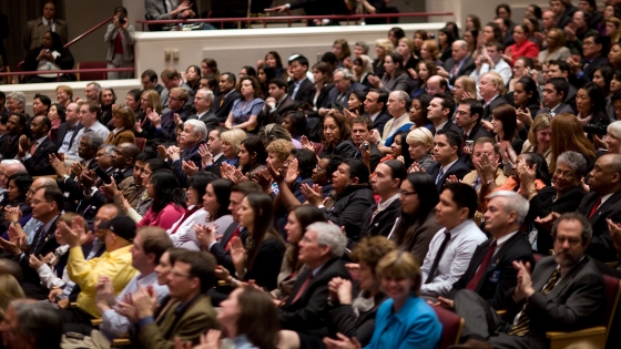 Members of Audience During Health Care and Education Reconciliation Act of 2010 