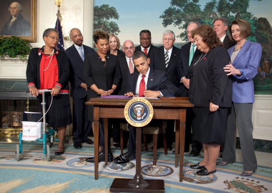 Ryan White Signing - President Obama Signs