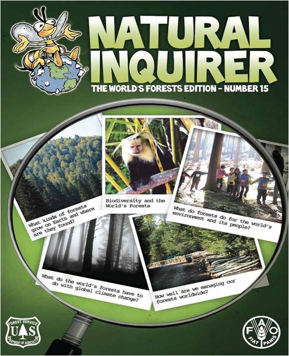 The cover of the Natural Inquirer World