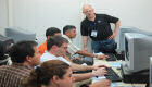 Joe Sienkiewicz of the OPC instructing students from Ecuador and Brazil on ASCAT capabilities.
