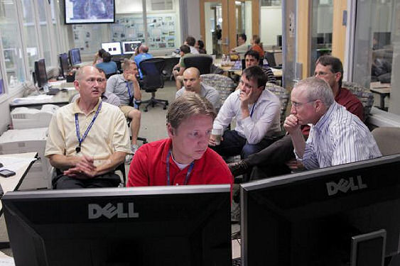 Collaboration is an important activity during the Spring Forecasting Experiment.
