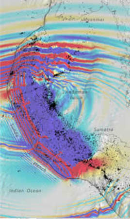 Graphic: Dynamic Stress Triggering in 2004 Sumatra Earthquake