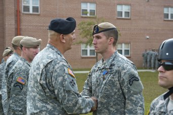 U.S. Army Soldier Awarded the Distinguished Servic