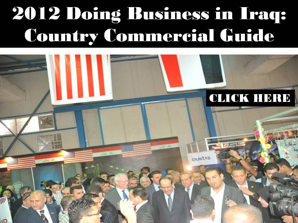 2012 COUNTRY COMMERCIAL GUIDE FOR IRAQ