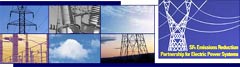 photo collage and SF6 Emission Reduction Partnership for Electric Power Systems logo