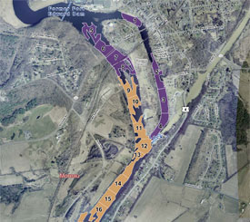 River Section 1 Dredge Area Map