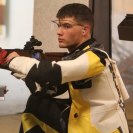 Photo: Cadet Christopher Malachosky, Class of 2013, was part of the scoring team for the Army Black Knights' Rifle Team against the University of Memphis Oct. 15.