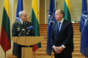 The Chairman of the Military Committee, General Knud Bartels, visits Lithuania