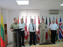 On 27 June 2012, Lithuanian Army Colonel Darius Adomaitis handed over his responsibilities as the NATO Military Liaison Officer (NMLO) in Kyiv to Captain Dimiter Illeieff from the Bulgarian Navy.