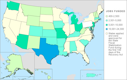 Map of Recovery Act Results