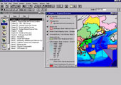 Screenshot of a GIS lesson