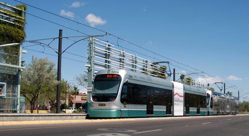 DOT Announces $75 Million to Extend Light Rail in Arizona “Extending the popular Central Mesa light rail line will open more doors to economic opportunity and spur new commercial development downtown.” —Peter Rogoff
