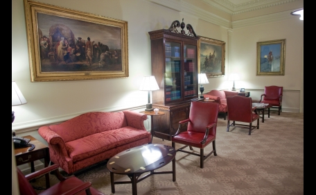 The West Wing Lobby of the White House, July 6, 2009. (Official White House Photo by Lawrence Jackson)