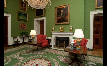 The Green Room of the White House, Feb. 18, 2009. (Official White House Photo by Joyce N. Boghosian)