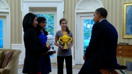 At the White House with the Google Global Science Fair Winners