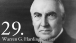 29. Warren G. Harding 